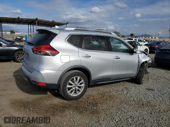 2017 Nissan Rogue SV with VIN KNMAT2MT6HP519312, listed as a Copart auction lot 53142215 with 155,958 mi miles and Salvage Title. Bid and sale history available at carsss.com. Image 3.