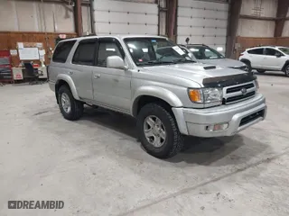 2000 Toyota 4Runner SR5 with VIN JT3HN86R6Y0307665, listed as a IAAI auction lot 42039007 with 162,449 mi miles. Bid and sale history available at carsss.com. Image 1.