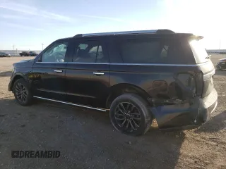 2021 Ford Expedition Max Limited with VIN 1FMJK2AT2MEA27465, listed as a Copart auction lot 49584745 with 76,773 mi miles and Salvage Title. Bid and sale history available at DreamBid. Image 2.
