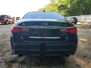 2015 Infiniti Q70 with VIN JN1BY1AP6FM540346, listed as a Copart auction lot 56942445 with 96,962 mi miles and Salvage title. Bid and sale history available at DreamBid. Image 6.
