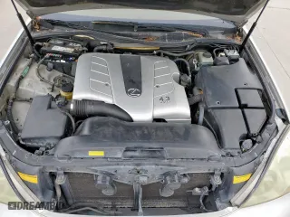 2002 Lexus LS 430 with VIN JTHBN30F120091703, listed as a Copart auction lot 46336525 with 0 mi miles and Salvage Title. Bid and sale history available at carsss.com. Image 11.