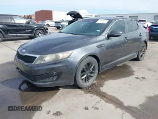 2011 Kia Optima LX with VIN KNAGM4A72B5057583, listed as a IAAI auction lot 41649320 with 207,898 mi miles and . Bid and sale history available at DreamBid. Image 21.