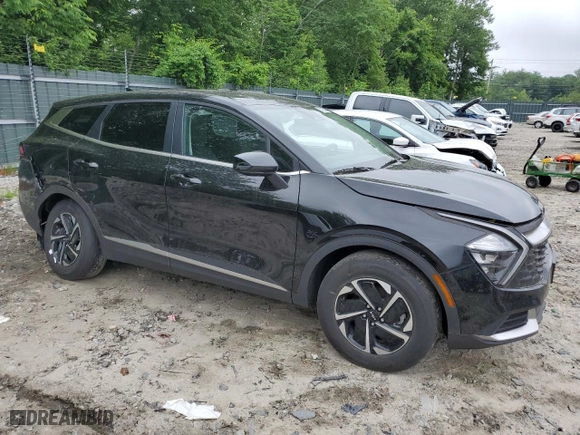 2023 Kia Sportage Hybrid LX with VIN KNDPUCAG7P7042361, listed as a Copart auction lot 57820534 with 43,391 mi miles and Salvage Title. Bid and sale history available at carsss.com. Image 4.