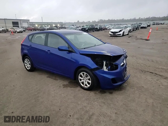 2012 Hyundai Accent GS with VIN KMHCT5AE7CU012313, listed as a Copart auction lot 81174134 with 173,415 mi miles and Salvage title. Bid and sale history available at DreamBid. Image 14.