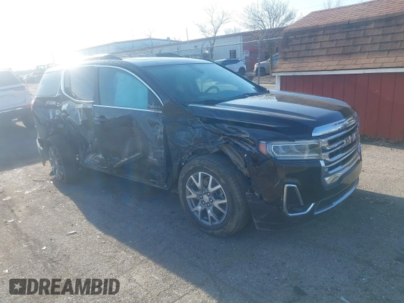 2022 GMC Acadia SLT with VIN 1GKKNULS3NZ113334, listed as a IAAI auction lot 42044885 with 51,480 mi miles and . Bid and sale history available at DreamBid. Image 1.