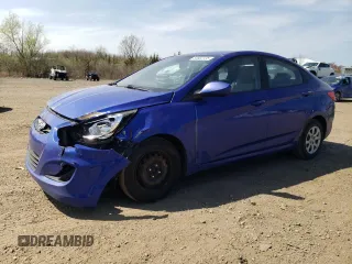 2013 Hyundai Accent GLS with VIN KMHCT4AE8DU484211, listed as a Copart auction lot 53802135 with 149,239 mi miles and Salvage Title. Bid and sale history available at carsss.com. Image 1.