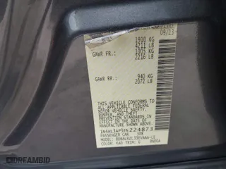 2014 Nissan Altima 2.5 S with VIN 1N4AL3AP3EN224873, listed as a IAAI auction lot 41870771 with 322,201 mi miles. Bid and sale history available at carsss.com. Image 9.
