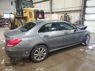 2018 Mercedes-Benz C 300 with VIN 55SWF4KB6JU275257, listed as a Copart auction lot 87821335 with 118,771 mi miles and Salvage Title. Bid and sale history available at DreamBid. Image 3.