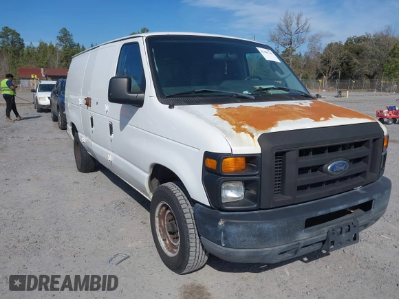 2009 Ford Econoline Cargo Commercial with VIN 1FTNE14W39DA31275, listed as a IAAI auction lot 41486746 with 206,526 mi miles and . Bid and sale history available at DreamBid. Image 1.