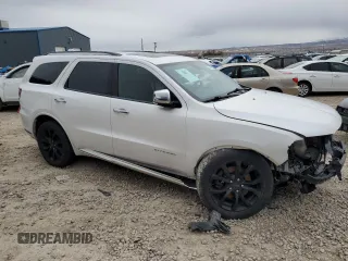 2018 Dodge Durango Citadel Anodized Platinum with VIN 1C4SDJETXJC219408, listed as a Copart auction lot 41601364 with 87,981 mi miles and . Bid and sale history available at DreamBid. Image 4.