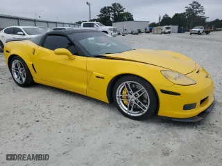 2008 Chevrolet Corvette Z06 with VIN 1G1YY26E985132577, listed as a Copart auction lot 71378644 with 80,760 mi miles and Salvage Title. Bid and sale history available at carsss.com. Image 4.