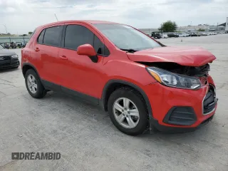 2020 Chevrolet Trax LS with VIN KL7CJKSB3LB350166, listed as a Copart auction lot 57199225 with 107,728 mi miles and Salvage title. Bid and sale history available at DreamBid. Image 4.