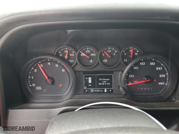 2019 Chevrolet Silverado 1500 Custom Trail Boss with VIN 3GCPYCEH4KG201678, listed as a Copart auction lot 72026174 with 67,257 mi miles and Salvage Title. Bid and sale history available at carsss.com. Image 9.