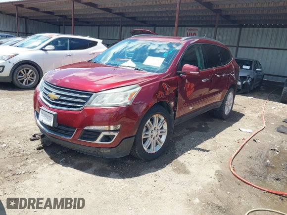 2015 Chevrolet Traverse LT with VIN 1GNKRGKD7FJ366703, listed as a IAAI auction lot 42397942 with 183,557 mi miles and . Bid and sale history available at DreamBid. Image 18.