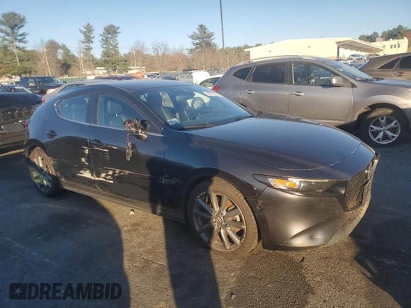 2021 Mazda 3 Select with VIN JM1BPBKL9M1345549, listed as a Copart auction lot 80771954 with 59,400 mi miles and Salvage title. Bid and sale history available at DreamBid. Image 4.