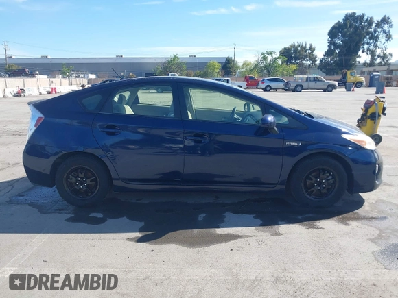 2013 Toyota Prius One with VIN JTDKN3DU0D1623630, listed as a IAAI auction lot 42015052 with 213,796 mi miles. Bid and sale history available at carsss.com. Image 13.