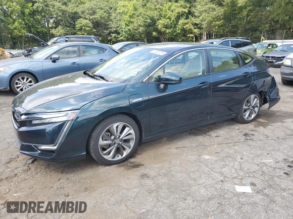 2018 Honda Clarity Plug-In Hybrid Touring with VIN JHMZC5F38JC007323, listed as a Copart auction lot 67355734 with 48,252 mi miles and Salvage Title. Bid and sale history available at carsss.com. Image 1.