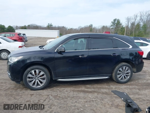 2014 Acura MDX with VIN 5FRYD4H29EB013843, listed as a IAAI auction lot 41949565 with 261,474 mi miles and . Bid and sale history available at DreamBid. Image 15.