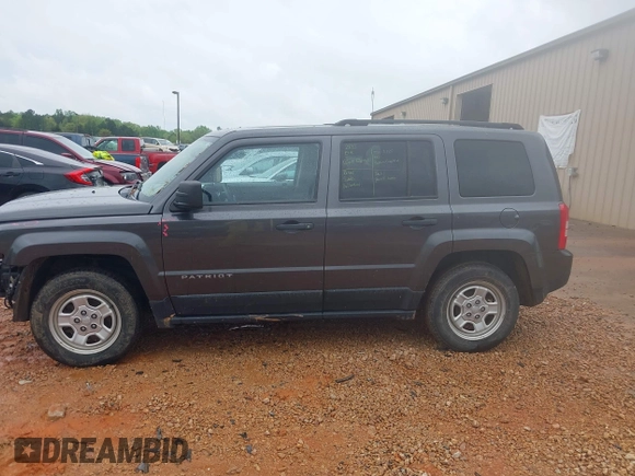 2017 Jeep Patriot Sport with VIN 1C4NJPBA0HD157503, listed as a IAAI auction lot 41957969 with 107,616 mi miles. Bid and sale history available at carsss.com. Image 14.