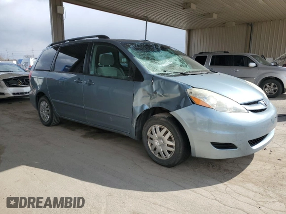 2006 Toyota Sienna CE with VIN 5TDZA23C26S395925, listed as a Copart auction lot 49884685 with 174,680 mi miles and Salvage Title. Bid and sale history available at carsss.com. Image 4.