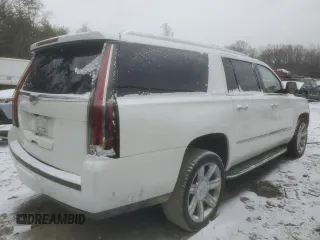 2019 Cadillac Escalade ESV Luxury z VIN 1GYS4HKJ5KR289676, wystawiony jako Copart lot #45573515 z przebiegiem 143 075 mil mil oraz Szkoda całkowita • Salvage title. Historia ofert i sprzedaży dostępna na DreamBid. Obrazek 3.