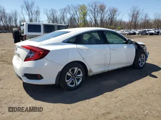 2018 Honda Civic Sedan LX with VIN 19XFC2F5XJE204202, listed as a Copart auction lot 52745665 with 162,322 mi miles and Salvage Title. Bid and sale history available at carsss.com. Image 3.