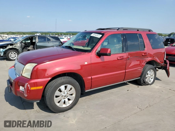 2006 Mercury Mountaineer with VIN 4M2EU37E96UJ24762, listed as a Copart auction lot 65940824 with 107,872 mi miles and Salvage Title. Bid and sale history available at carsss.com. Image 1.