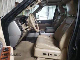 2010 Ford Expedition Eddie Bauer with VIN 1FMJU1J55AEB59198, listed as a Copart auction lot 52499065 with 130,865 mi miles and Salvage title. Bid and sale history available at DreamBid. Image 7.