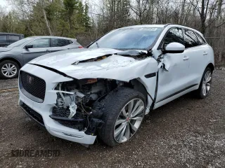 2019 Jaguar F-Pace z VIN SADCL2FN5KA609959, wystawiony jako Copart lot #50394945 z przebiegiem 135 052 mil mil oraz Szkoda całkowita • Salvage title. Historia ofert i sprzedaży dostępna na DreamBid. Obrazek 1.