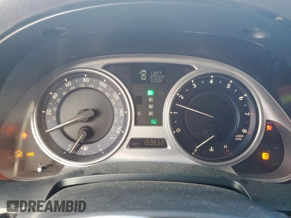 2010 Lexus IS 250 with VIN JTHBF5C26A5123922, listed as a Copart auction lot 64084835 with 159,652 mi miles and Salvage title. Bid and sale history available at DreamBid. Image 9.