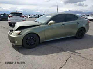 2006 Lexus IS 250 Manual with VIN JTHBK262962009895, listed as a Copart auction lot 51701335 with 139,418 mi miles and Salvage Title. Bid and sale history available at carsss.com. Image 1.