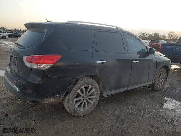 2016 Nissan Pathfinder SL with VIN 5N1AR2MN7GC611756, listed as a Copart auction lot 85578834 with 181,657 mi miles and Salvage Title. Bid and sale history available at carsss.com. Image 3.