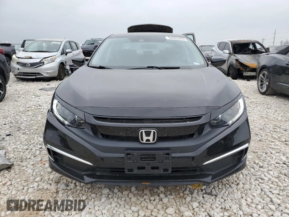 2019 Honda Civic LX with VIN 2HGFC2F60KH505609, listed as a Copart auction lot 50905455 with 101,807 mi miles and Salvage Title. Bid and sale history available at DreamBid. Image 5.