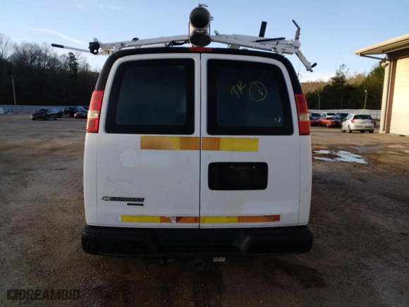 2012 Chevrolet Express Cargo Van with VIN 1GCWGFCG1C1191203, listed as a Copart auction lot 52570565 with 192,217 mi miles and Clean Title. Bid and sale history available at carsss.com. Image 6.