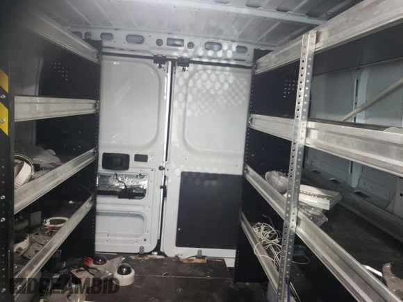 2021 Ram ProMaster Cargo with VIN 3C6LRVNG8ME567227, listed as a Copart auction lot 68293524 with 37,921 mi miles and Salvage Title. Bid and sale history available at DreamBid. Image 10.