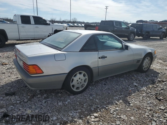 1991 Mercedes-Benz 300 with VIN WDBFA61E1MF022918, listed as a Copart auction lot 46788785 with 262,144 mi miles and Salvage Title. Bid and sale history available at DreamBid. Image 3.