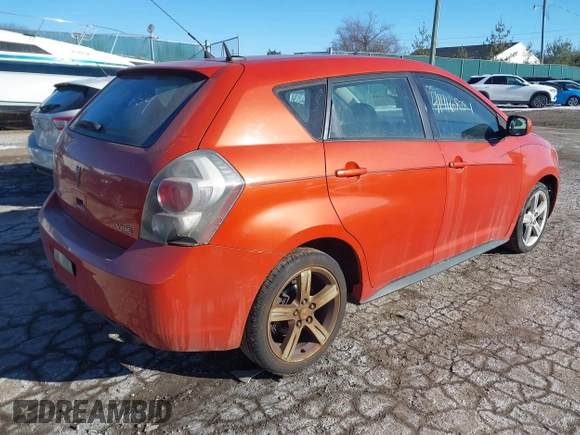 2010 Pontiac Vibe w/1SB with VIN 5Y2SP6E0XAZ406123, listed as a IAAI auction lot 41416884 with 0 mi miles. Bid and sale history available at carsss.com. Image 4.