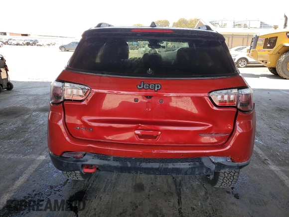 2025 Jeep Compass Trailhawk with VIN 3C4NJDDN3ST557667, listed as a Copart auction lot 65611635 with 8,984 mi miles and Clean title. Bid and sale history available at DreamBid. Image 6.