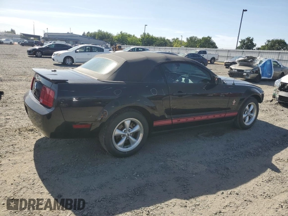 2008 Ford Mustang Deluxe with VIN 1ZVHT84N385113015, listed as a Copart auction lot 56558495 with 120,085 mi miles and Salvage title. Bid and sale history available at DreamBid. Image 3.