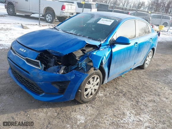 2023 Kia Rio S with VIN 3KPA24AD5PE525192, listed as a IAAI auction lot 41396696 with 32,612 mi miles. Bid and sale history available at carsss.com. Image 17.