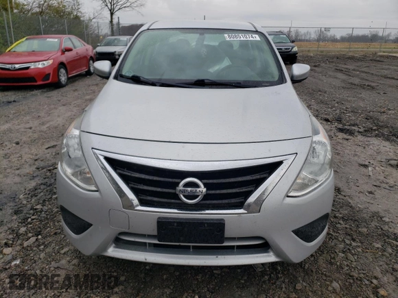 2018 Nissan Versa Sedan SV with VIN 3N1CN7AP0JL880952, listed as a Copart auction lot 80851074 with 98,559 mi miles and Salvage Title. Bid and sale history available at carsss.com. Image 5.