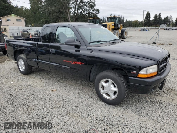 1999 Dodge Dakota SLT with VIN 1B7GL22X3XS314364, listed as a Copart auction lot 70833524 with 51,221 mi miles and Salvage Title. Bid and sale history available at carsss.com. Image 4.
