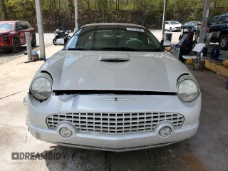 2005 Ford Thunderbird 50th Anniversary with VIN 1FAHP69A55Y105354, listed as a Copart auction lot 51212485 with 178,209 mi miles and Salvage Title. Bid and sale history available at carsss.com. Image 5.