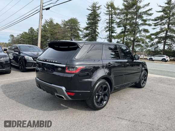 2018 Land Rover Range Rover Sport HSE with VIN SALWR2RV7JA199367, listed as a Copart auction lot 54084925 with 133,299 mi miles and Clean Title. Bid and sale history available at carsss.com. Image 3.