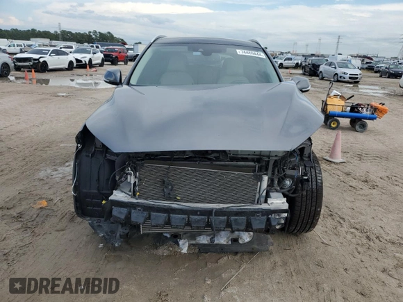 2022 Infiniti QX50 LUXE with VIN 3PCAJ5BA0NF116408, listed as a Copart auction lot 74469444 with 25,624 mi miles and Salvage Title. Bid and sale history available at carsss.com. Image 5.
