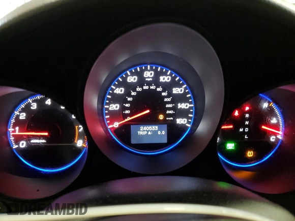 2008 Acura TL with VIN 19UUA66278A047513, listed as a Copart auction lot 52823445 with 240,533 mi miles and Salvage Title. Bid and sale history available at carsss.com. Image 9.