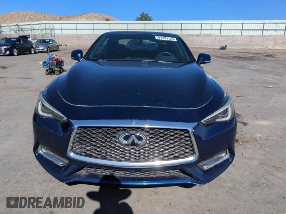 2017 Infiniti Q60 Red Sport 400 with VIN JN1FV7EK7HM610385, listed as a Copart auction lot 57391125 with 72,219 mi miles and Clean title. Bid and sale history available at DreamBid. Image 5.