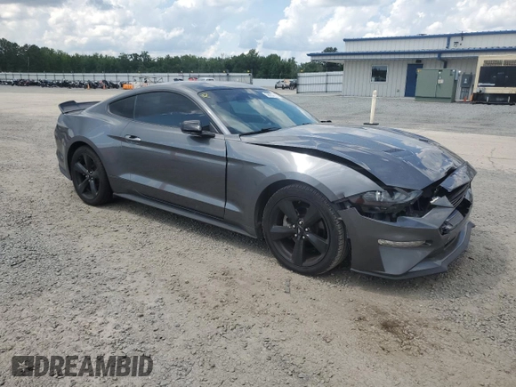 2021 Ford Mustang EcoBoost with VIN 1FA6P8TH2M5134769, listed as a Copart auction lot 58552635 with 100,030 mi miles and Salvage title. Bid and sale history available at DreamBid. Image 4.