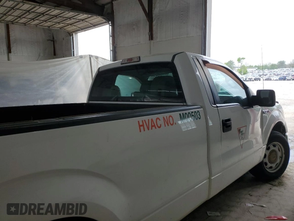 2013 Ford F-150 XL with VIN 1FTNF1CF3DKF27342, listed as a Copart auction lot 55124045 with 149,037 mi miles and Salvage title. Bid and sale history available at DreamBid. Image 10.