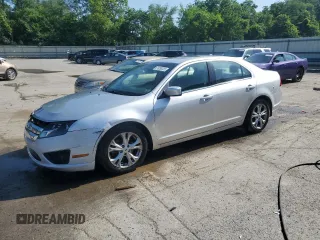 2012 Ford Fusion SE with VIN 3FAHP0HGXCR331498, listed as a Copart auction lot 61859325 with 61,445 mi miles and Salvage title. Bid and sale history available at DreamBid. Image 1.